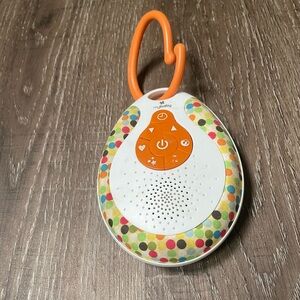 Orange and White Portable mybaby Sound Machine